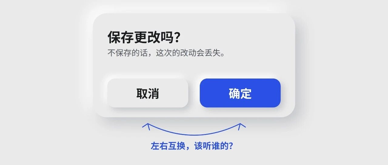 确定和取消，到底哪个该放在右边？